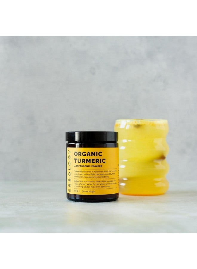 Erbology Organic Turmeric Powder 3.2 oz - 90 Servings - 5.5% Curcumin - No Additives or Preservatives - Sustainably Sourced Straight from Farm in India - Small Batch - Vegan - GMO-Free - Image 3