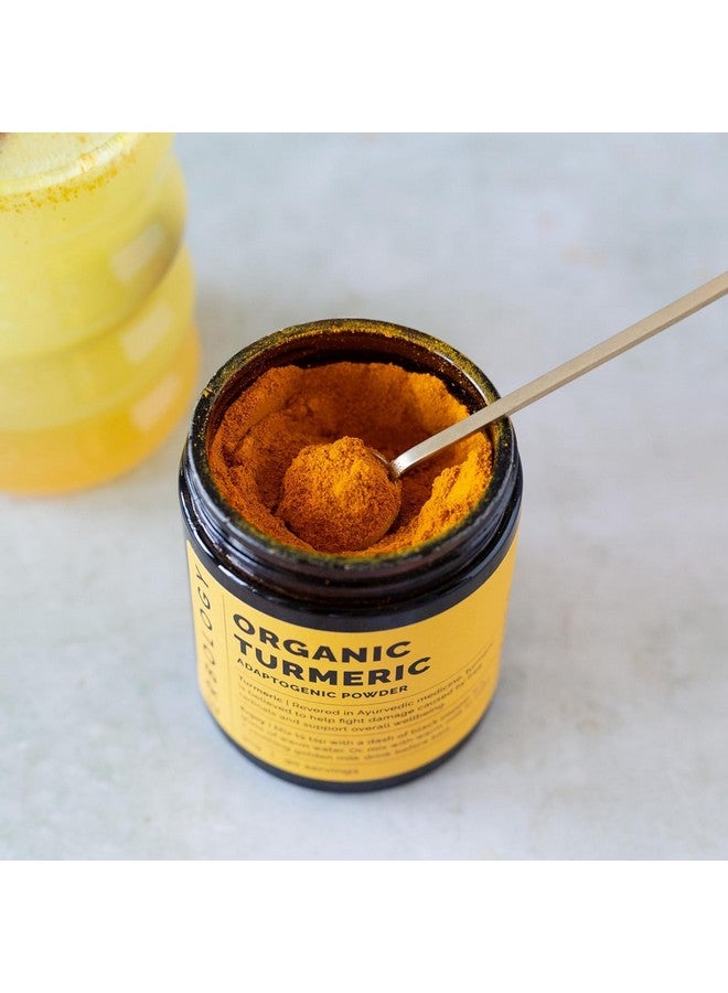 Erbology Organic Turmeric Powder 3.2 oz - 90 Servings - 5.5% Curcumin - No Additives or Preservatives - Sustainably Sourced Straight from Farm in India - Small Batch - Vegan - GMO-Free - Image 4