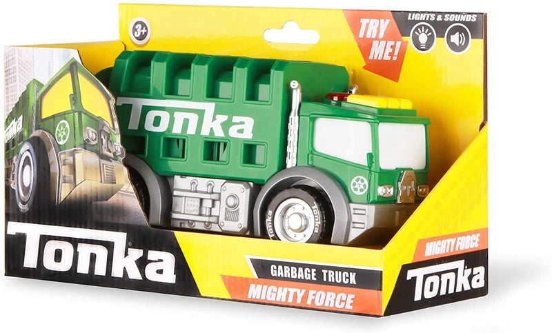 Basic Fun Tonka Mighty Force Lights & Sounds - Garbage Truck - Image 2