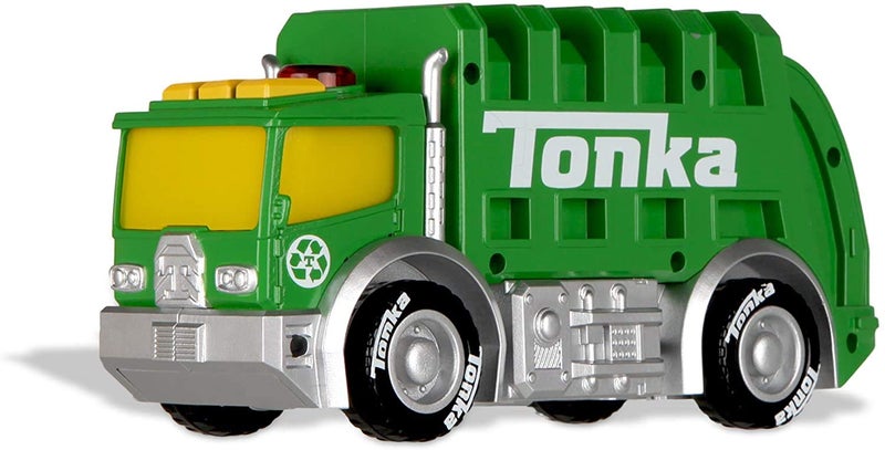 Basic Fun Tonka Mighty Force Lights & Sounds - Garbage Truck - Image 4