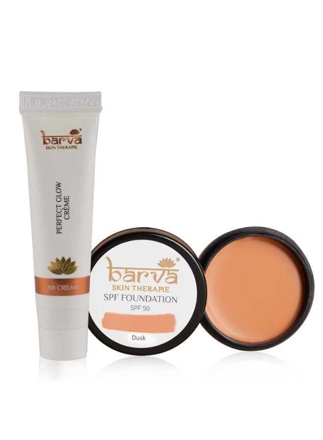 Barva Perfect Glow Creme Long Lasting (10 ml) Lightweight BB Cream & Dusky Foundation - Combo Pack - Image 4