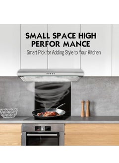 milano Kitchen Hood 90Cm Chrome  - Image 3