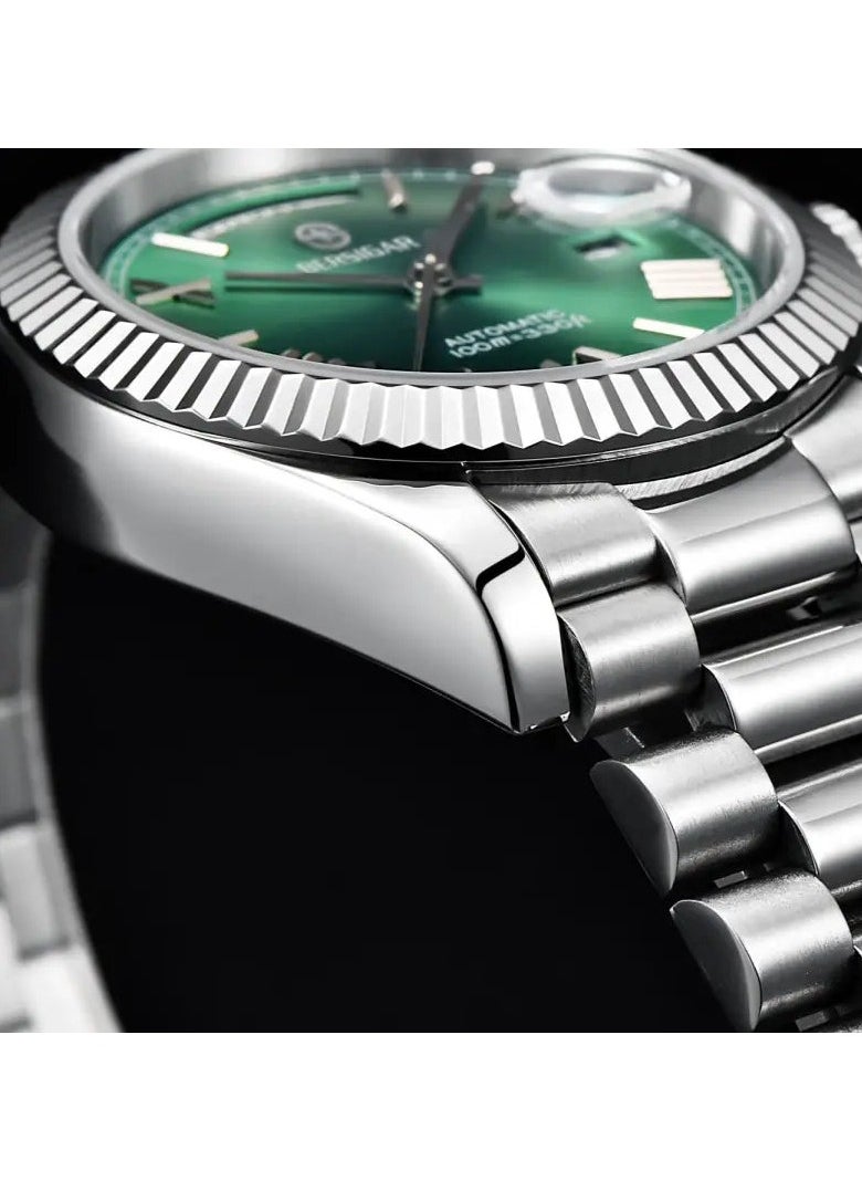 BERSIGAR - Bersigar BG-1752 Luxaura Design Stainless Steel Automatic Water Resistant Watch - Image 1