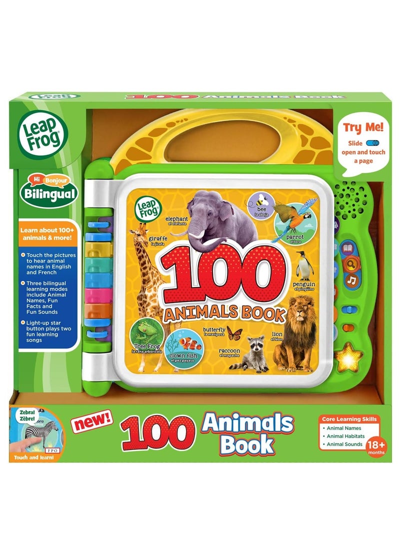 Leap Frog - كتاب LeapFrog 100 Animals الإلكتروني ثنائي اللغة - Image 1