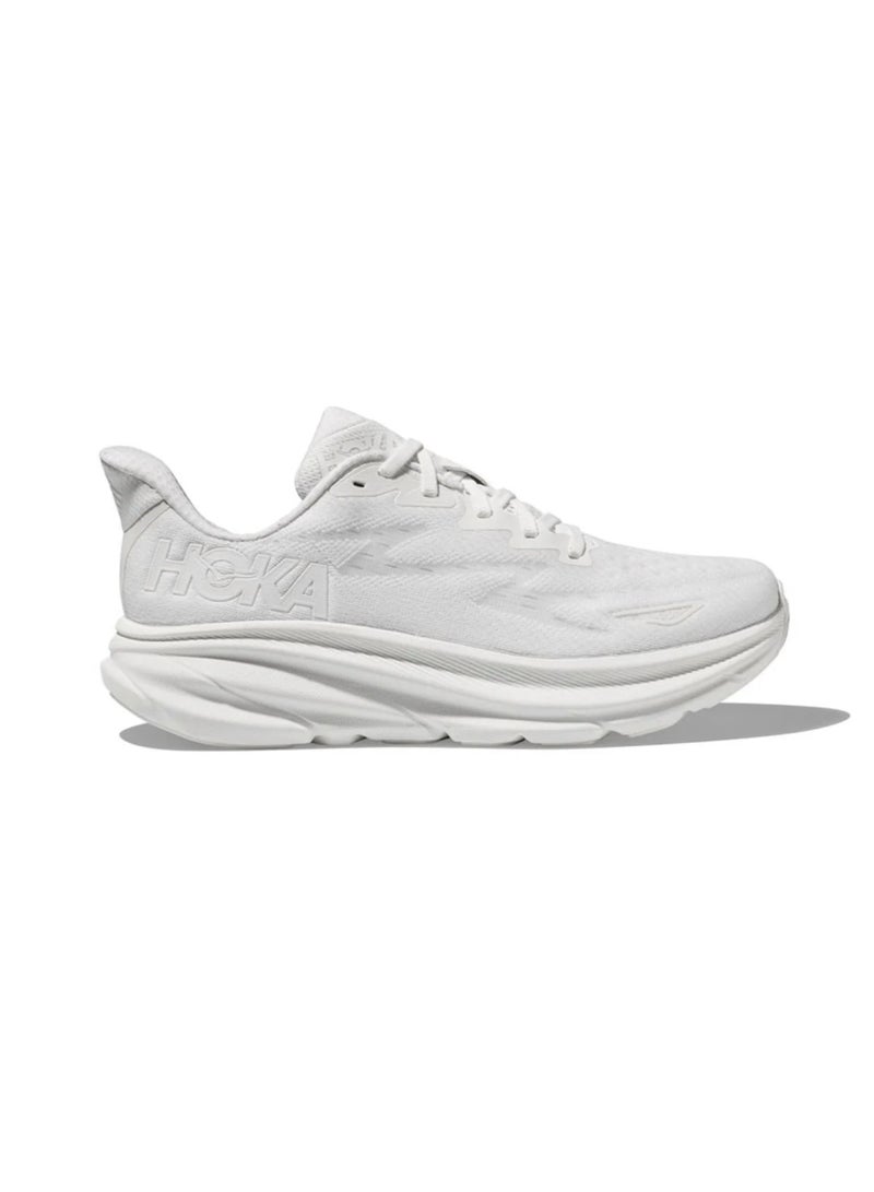 HOKA Clifton 9 Running Shoes – White | Lightweight & Cushioned Performance Sneakers - Image 1