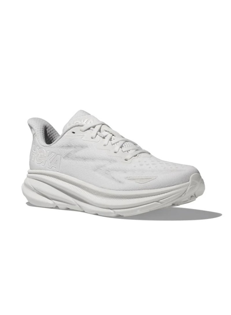 HOKA Clifton 9 Running Shoes – White | Lightweight & Cushioned Performance Sneakers - Image 3