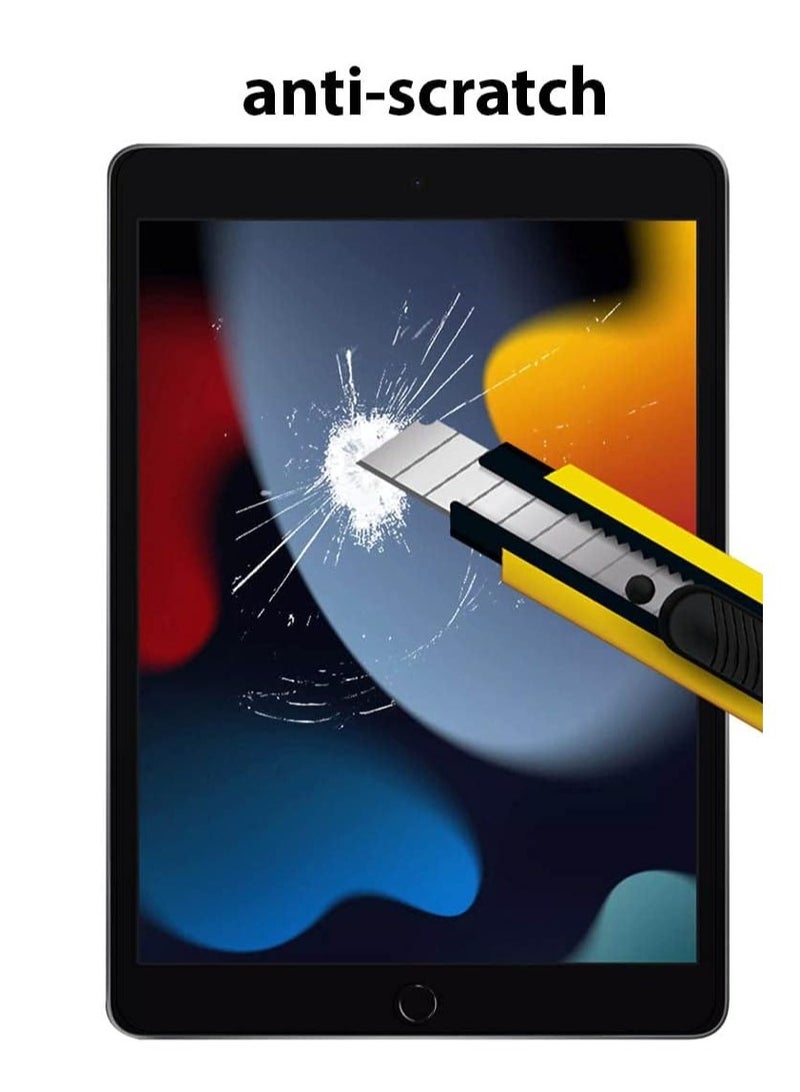DUSALA Screen protector compatible with iPad 9th Generation (2021) 10.2 inch - Anti Scratch Premium HD Clear 9H Hardness - Image 2