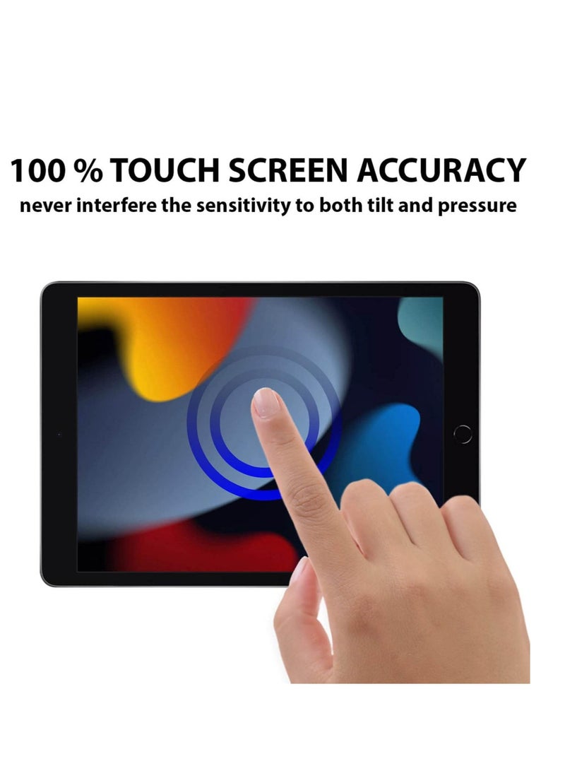DUSALA Screen protector compatible with iPad 9th Generation (2021) 10.2 inch - Anti Scratch Premium HD Clear 9H Hardness - Image 4