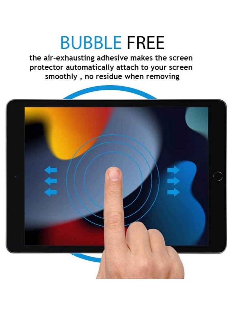 DUSALA Screen protector compatible with iPad 9th Generation (2021) 10.2 inch - Anti Scratch Premium HD Clear 9H Hardness - Image 3
