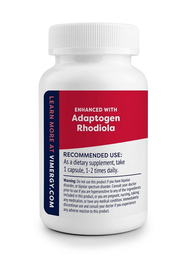 Vimergy Adapto B Complex, 120 Servings - High Potency with 8 B Vitamins, Rhodiola & Hawthorn Berry - Supports Mental Energy, Cognition, Mood - Non-GMO, Kosher, Vegan, Paleo, No Gluten, No Soy - Image 3