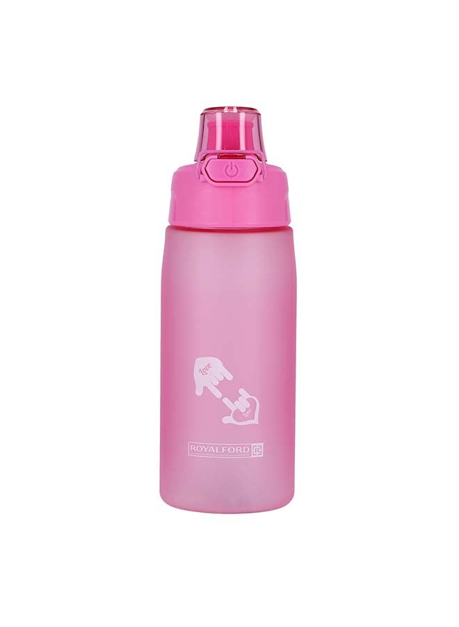 Royalford Water Bottle Pink 500ml - Image 1