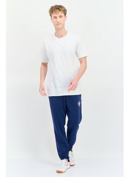 New Balance Men Relaxed Fit Outdoor Sweatpants, Navy Blue  - Image 3