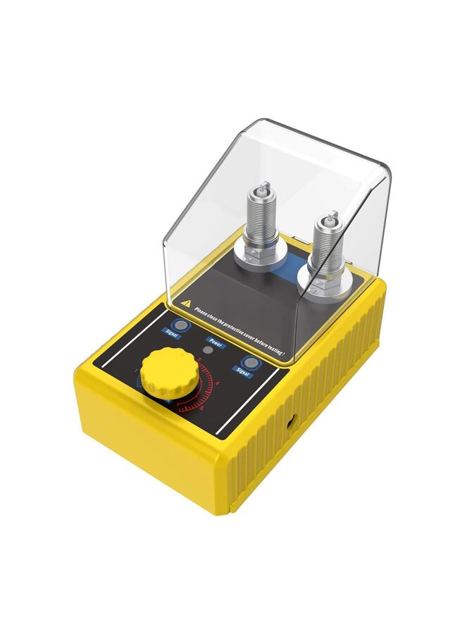 جهاز اختبار شمعات الإشعال للسيارة، محلل شمعات الإشعال لمحرك السيارة 110 فولت مع غطاء واقٍ للشرارة - Image 1