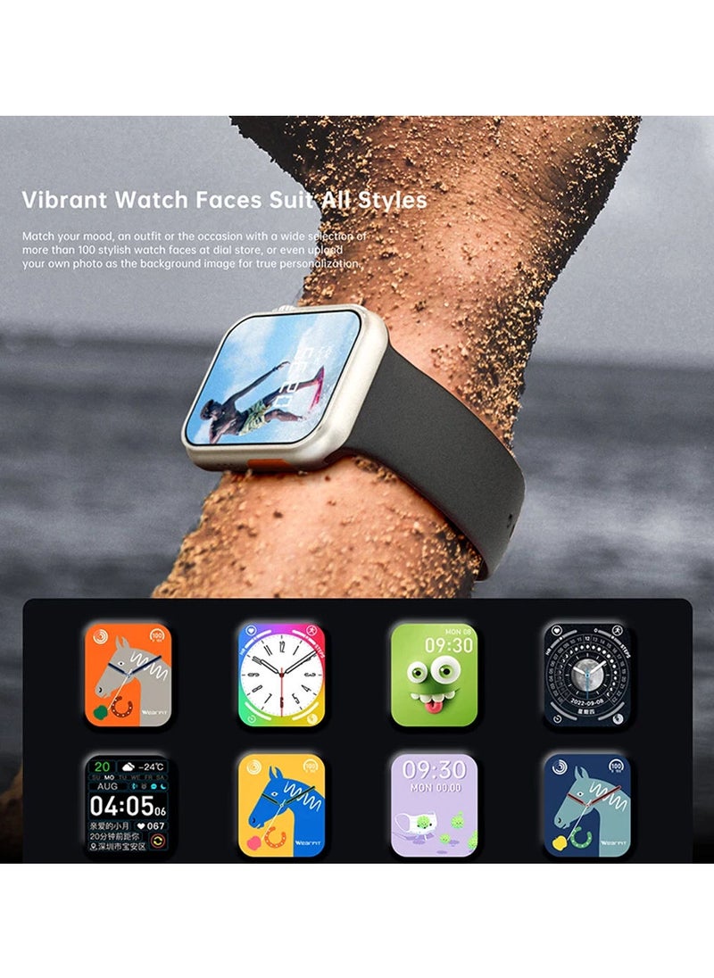 AROAQ - N8 New Smart Watch Ultra Series 8 Nfc Bluetooth Call Smartwatch Temperature Measuring Health Monitoring Men Women - Image 1