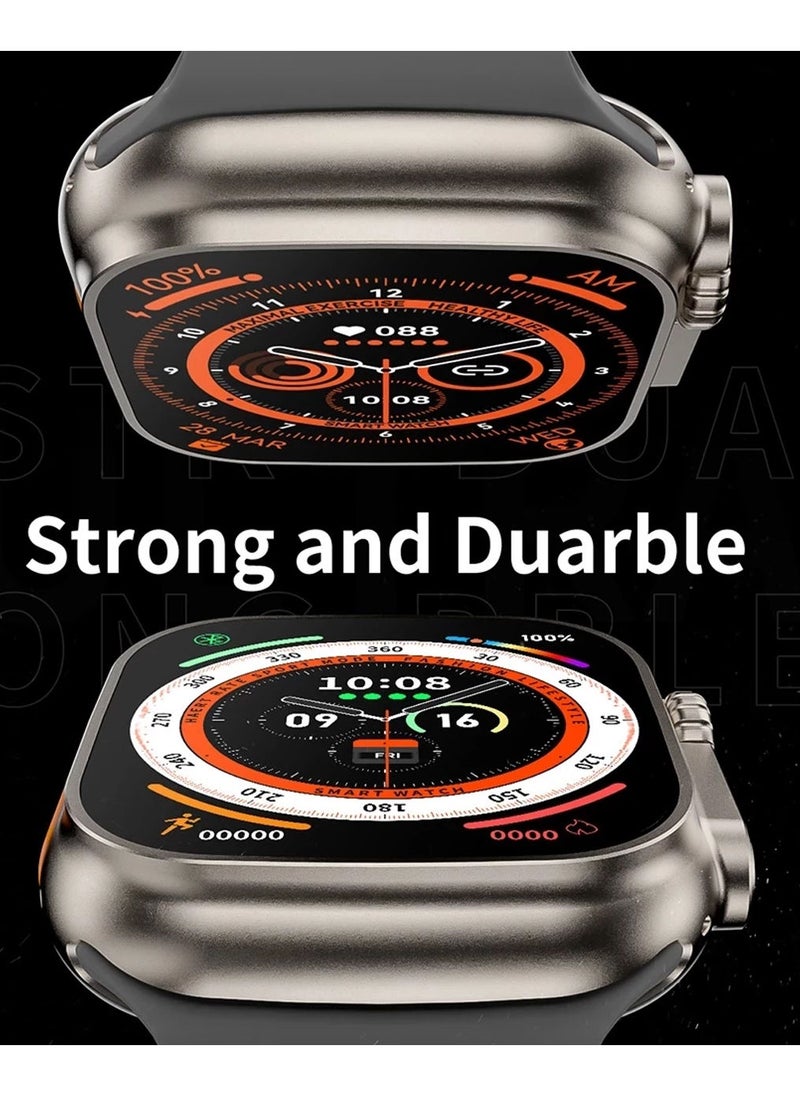 AROAQ - N8 New Smart Watch Ultra Series 8 Nfc Bluetooth Call Smartwatch Temperature Measuring Health Monitoring Men Women - Image 1