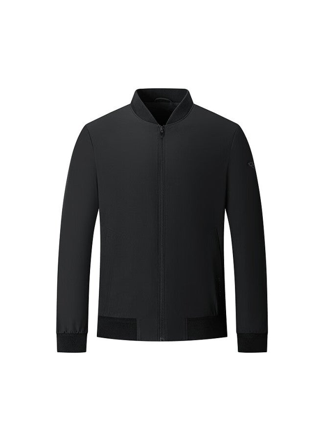 Septwolves Men's Autumn Baseball Collar Jacket Three-proof Lining Anti-static Youth Fashion Textured Jacquard Coat - Image 2