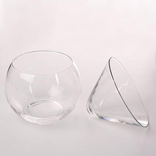 DUEBEL Glass Caviar Chiller Server Set Plus 2 pcs. x Mother of Pearl Caviar Spoon 3.15" – Universal Martini, Wine, Liquor Cocktail Chiller - Image 3