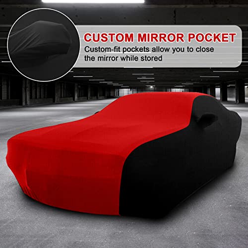 SPORTULI Indoor Car Cover Replace for 2008-2024 Dodge Challenger, Luxurious Stretch Satin Ultimate Custom-fit Indoor Car Cover for Dust-Proof, Underground Garage, Car Show (Challenger) - Image 4