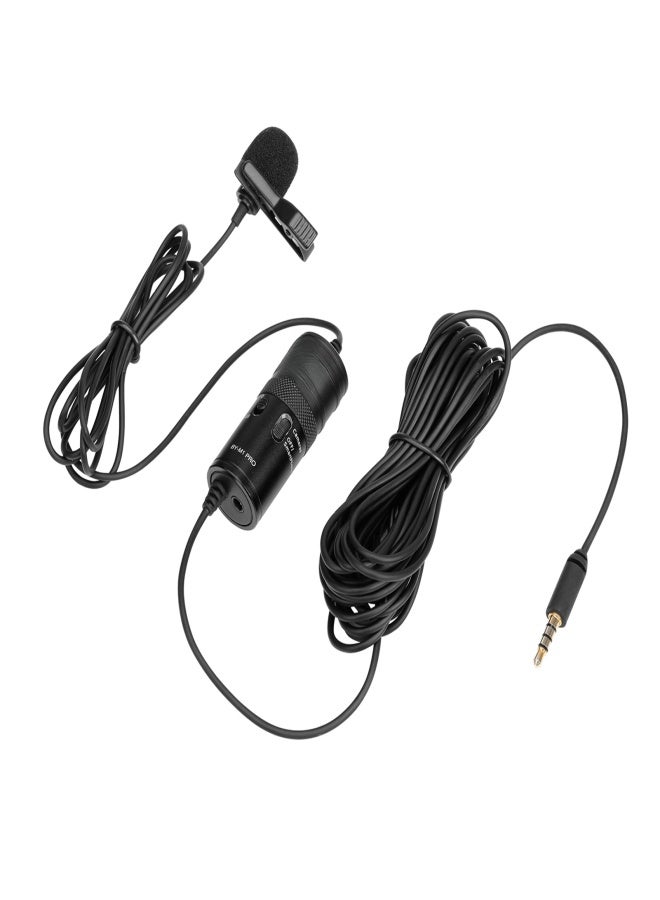 بويا ميكروفون BOYA BY-M1 Pro متعدد الاتجاهات، ميكروفون مكثف أحادي الرأس قابل للتثبيت بمشبك، مناسب للهواتف الذكية وكاميرات DSLR وكاميرات الفيديو ومسجلات الصوت وأجهزة تسجيل الكمبيوتر. - Image 1