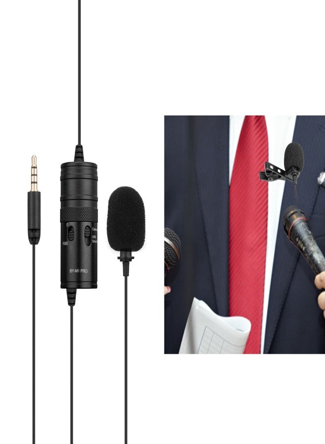 بويا ميكروفون BOYA BY-M1 Pro متعدد الاتجاهات، ميكروفون مكثف أحادي الرأس قابل للتثبيت بمشبك، مناسب للهواتف الذكية وكاميرات DSLR وكاميرات الفيديو ومسجلات الصوت وأجهزة تسجيل الكمبيوتر. - Image 4
