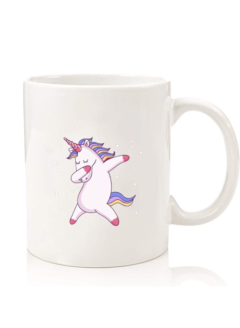 Theodor Premium Quality Two Sided Printed Coffee Mug Tea Cup For Home Office, Kids Men Women Unicorn - Image 1