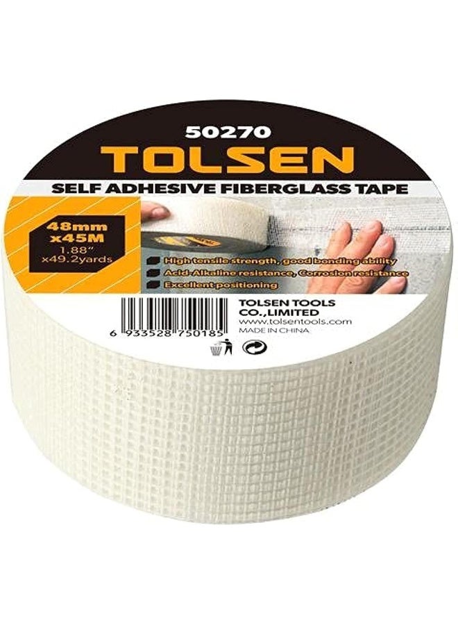 Tolsen SELF ADHESIVE FIBERGLASS TAPE (45M/90M) - Image 1