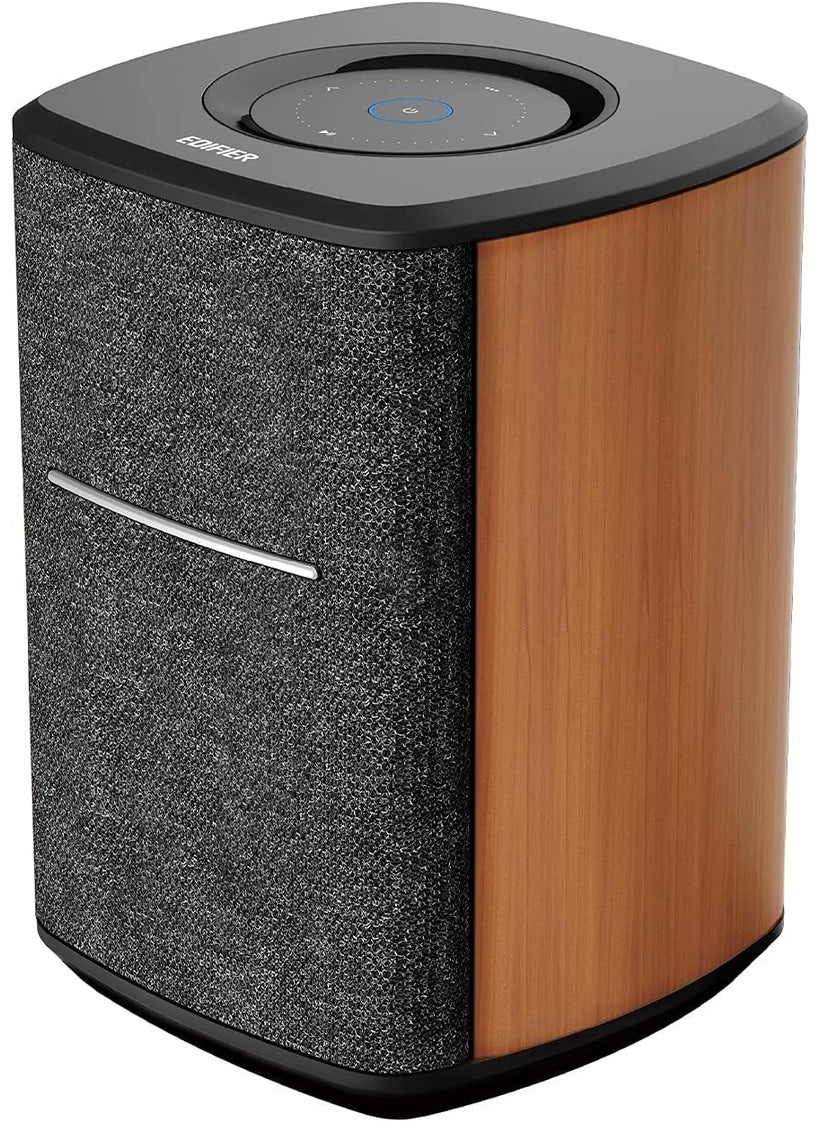 EDIFIER Edifier WiFi Smart Speaker Without Microphone, Works with Alexa, Supports AirPlay 2, Spotify,Tidal Connect, 40W RMS One-Piece Wi-Fi and Bluetooth Sound System, No Mic, MS50A  - Image 1