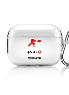 Classic Clear printed Case for Apple AirPods Pro 2nd Generation Thin Transparent Cover [Designed for Apple AirPods Pro 2nd Generation] - Hadouken