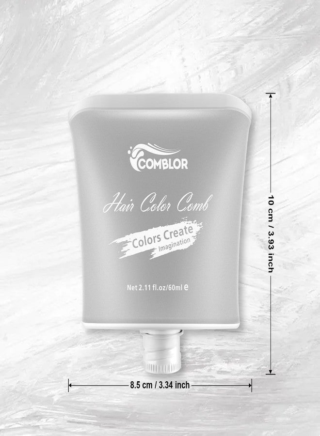lonstin Temporary Silver Gray Hair Color Wax, Washable Hair Styling Mud Cream, Instant Color Styling Pomade for Adults, Party & Cosplay Use, 2.75 oz - Image 2