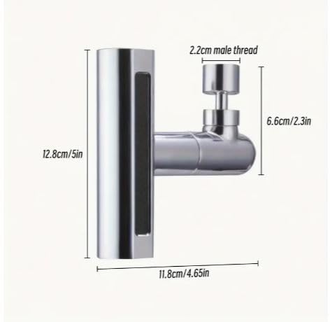 Riveira Kitchen Faucet Head Replacement 3 Working Modes Movable Kitchen Tap Head 360Swivel Sink Faucet Aerator Pull Down Faucet Nozzle Head for Regular Faucet Pack Of 1 - Image 3