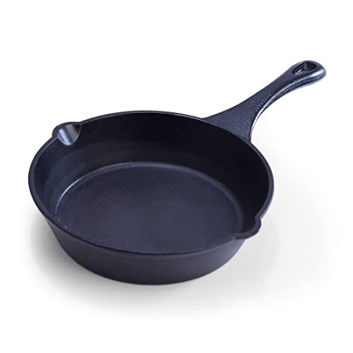 Wonderchef Forza Pre Seasoned 19 cm Cast Iron Fry Pan | with Lifetime Exchange Warranty | Black - Image 1