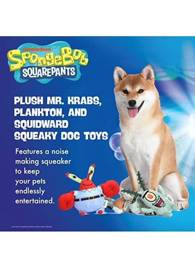 Squarepants For Pets 3 Piece Squidward Plankton And Mr. Krabs Figure Plush Dog Toy 6 Inch Small Dog Toys For Fans Squeaky Dog Toys For All Dogs - pzsku/Z26BD88D2315D8FFAC350Z/45/_/1722831453/f31924df-b3e3-4c7a-aac3-6304a5c208ff