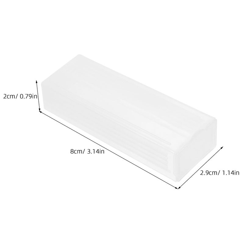 Plastic Slide Staining Jars With 5 Slot Rack 50pcs Laboratory Microscope Slide Storage Container - Image 3