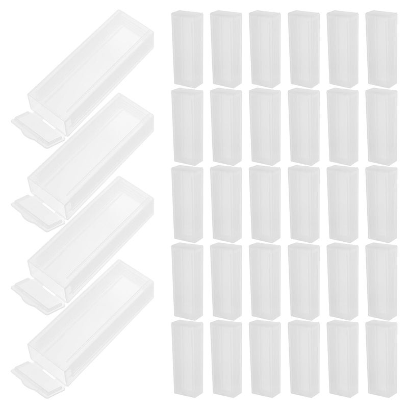 Plastic Slide Staining Jars With 5 Slot Rack 50pcs Laboratory Microscope Slide Storage Container - Image 2