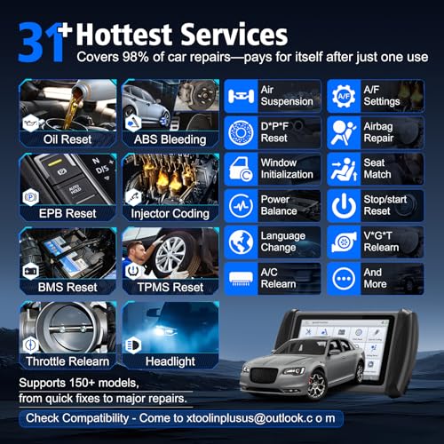 XTOOL IP616 V2.0 OBD2 Scanner Diagnostic Tool with 31+ Resets, Lifetime Free Update Scanner for Car, CAN FD & DoIP, ECU Configuration, Full Systems Scan Tool for All Vehicles, Android 10 - Image 4