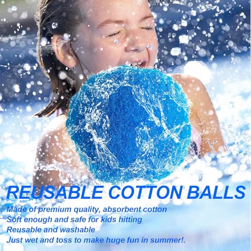 BEFANS 60 Pcs Reusable Water Balls, Reusable Water Balloons for Outdoor Toys and Games, Water Toys for Kids and Adults Boys and Girls - Summer Balls for Pool and Backyard Fun - Image 4