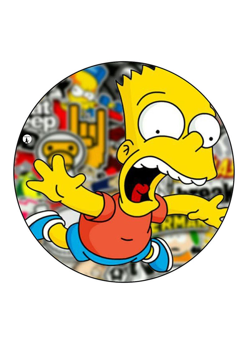 RKN The Simpsons Printed Mouse Pad Multicolour