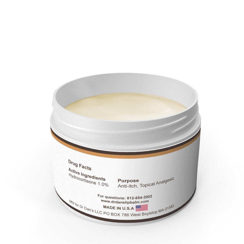 Dr. Dans Dr. Dan's Cortibalm Jar - 1 Pack - for Dry Cracked Lips - Healing Lip Balm Jar for Severely Chapped Lips - Designed for Men, Women and Children - - Image 3