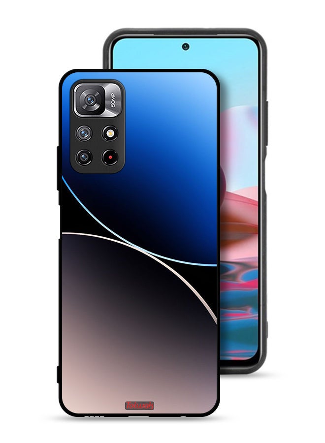 Tolwak Xiaomi Redmi Note 11S Protective Case Cover Curve Lines Pattern - Image 1