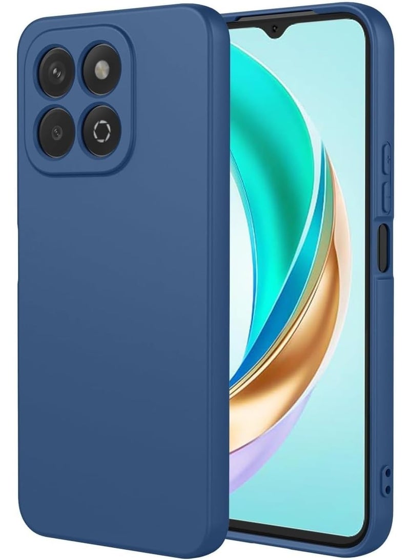 Muzz Case for Honor X7d Soft Silicone TPU Case Lightweight Protective Cover Smooth Finish Camera Protective Shock Absorbant Stylish Case for Compatible with Honor X7d Blue - Image 1