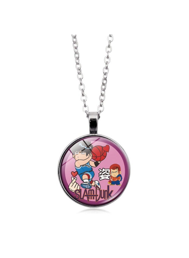 KUYING New Slam Dunk Pendant Sweater Chain Jewelry 