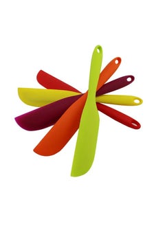 Generic Silicone Baking and Food Preparing Spreading Knife Spatula 2 Pieces Random Colors  - Image 5