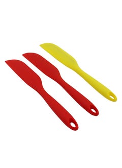 Generic Silicone Baking and Food Preparing Spreading Knife Spatula 2 Pieces Random Colors  - Image 2