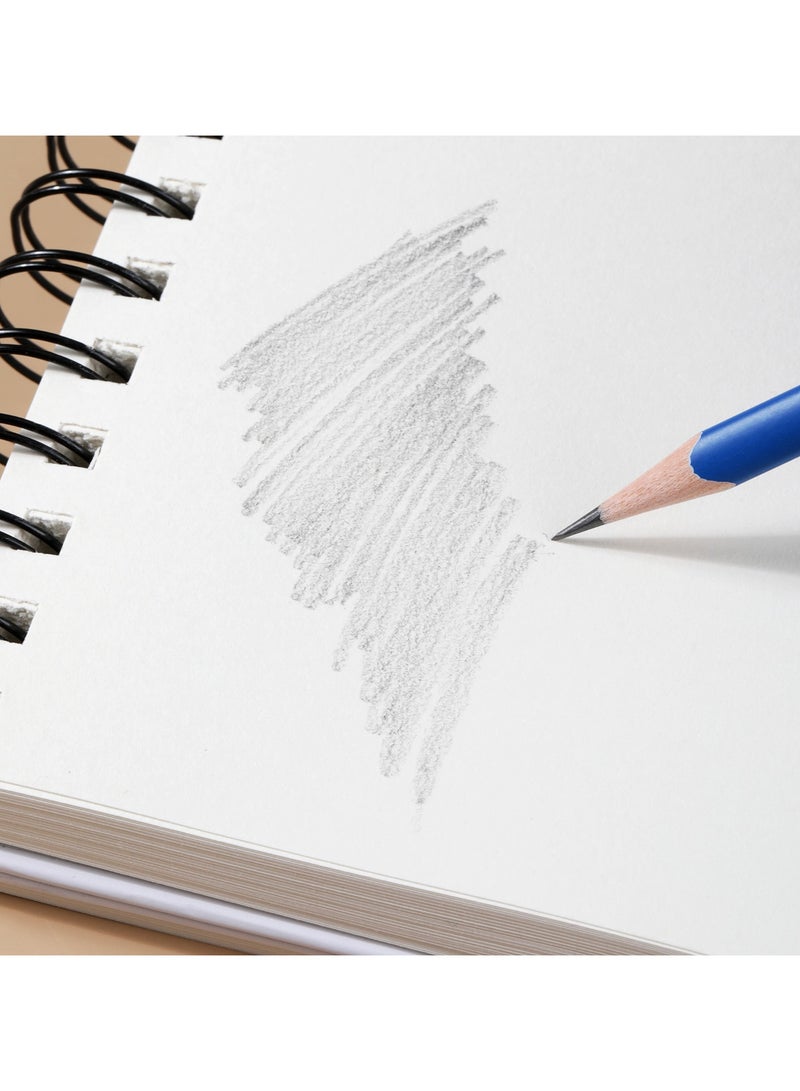 Deli EN025 Sketch Book B5 100g 40 Sheets White – Ideal for Artists, Designers, and Students - Image 5