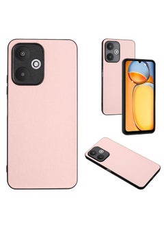 Zaboon For Xiaomi Redmi 13C 5G Global/13R R20 Leather Pattern Phone Single Case(Pink) 