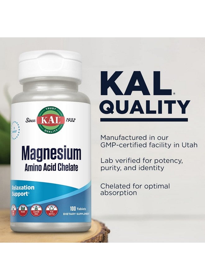 Kal 220 Mg Magnesium Chelated Tablets, 100 Count - Image 4