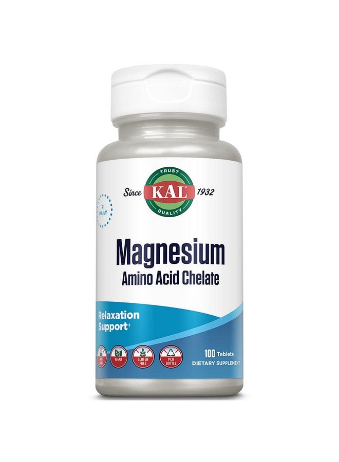 Kal 220 Mg Magnesium Chelated Tablets, 100 Count - Image 1