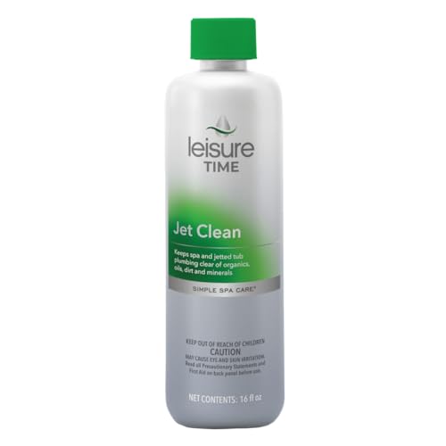 Leisure Time 45450A Jet Clean Spa Cleaner for Spas and Hot Tubs, 1-Pint - Image 1