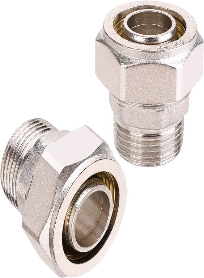 ANCIMOON 2PCS 3/4 Air Piping System Fitttings, 3/4'' NPT - Image 1