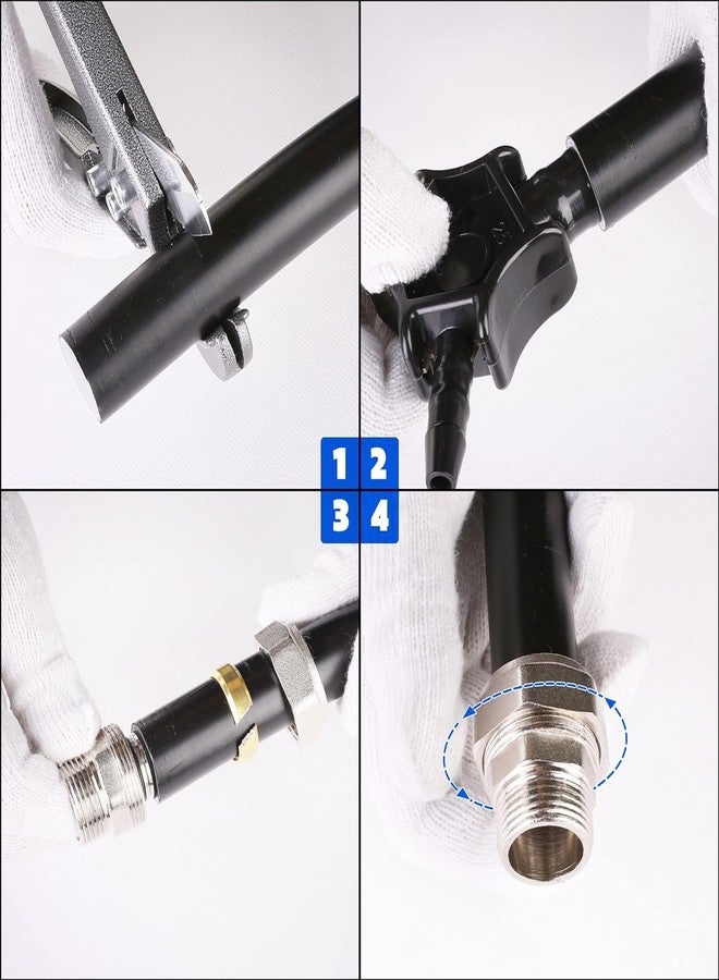 ANCIMOON 2PCS 3/4 Air Piping System Fitttings, 3/4'' NPT - Image 3